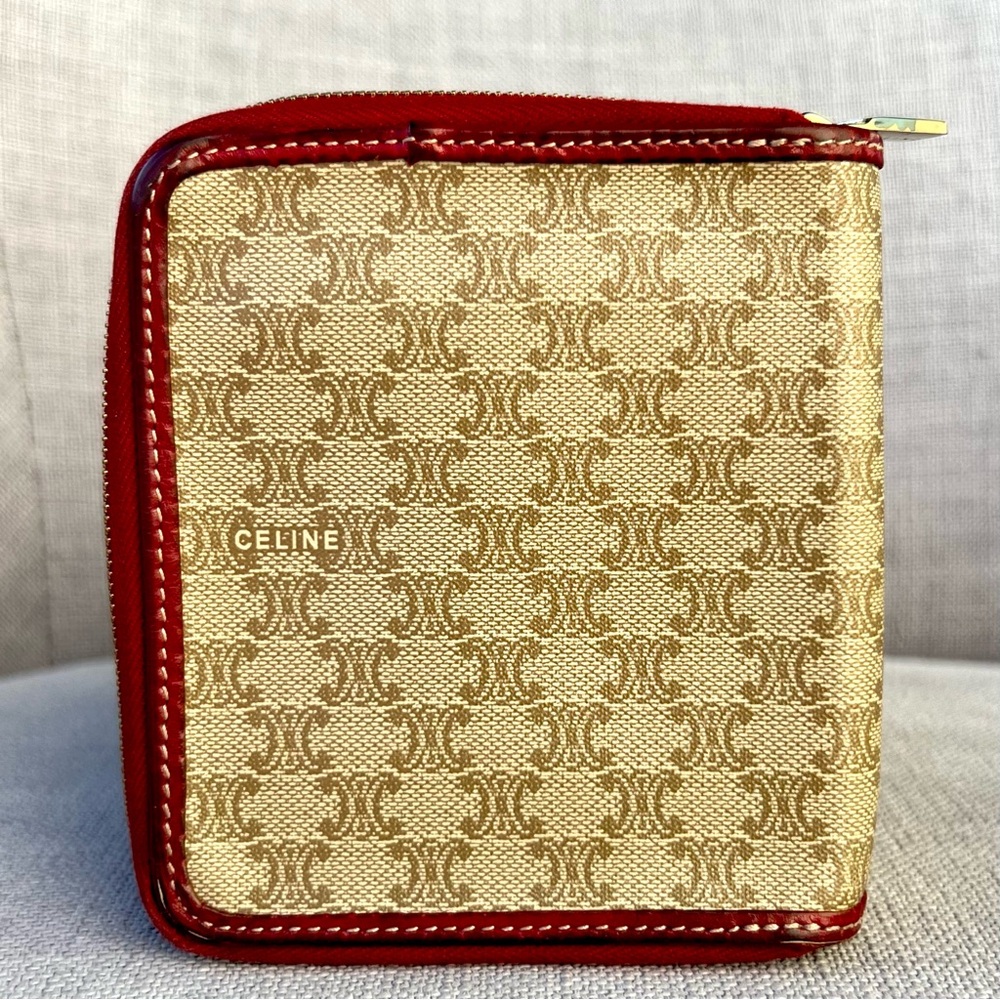Celine Compact Wallet Red - Picture 2 of 9